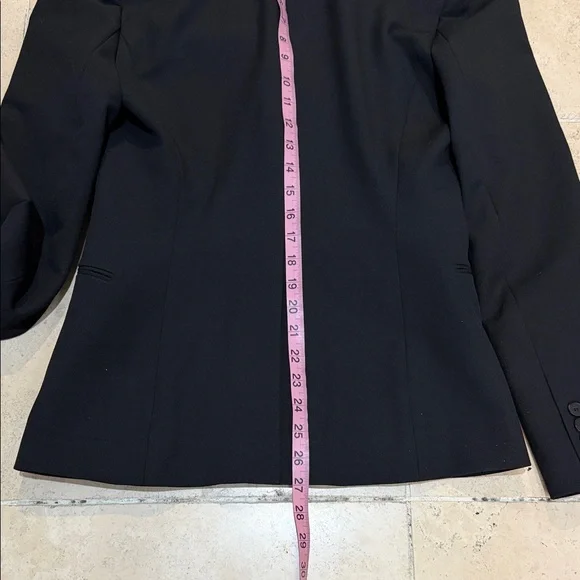 Frame Denim Women's Classic Black Suit Jacket - Picture 6 of 6